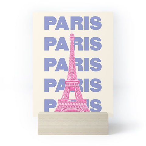 April Lane Art Paris Eiffel Tower I Mini Art Print