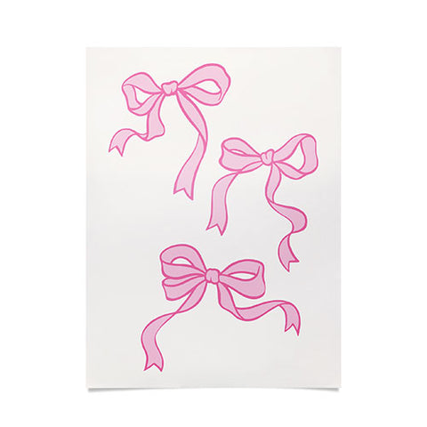 April Lane Art Pink Bows Poster