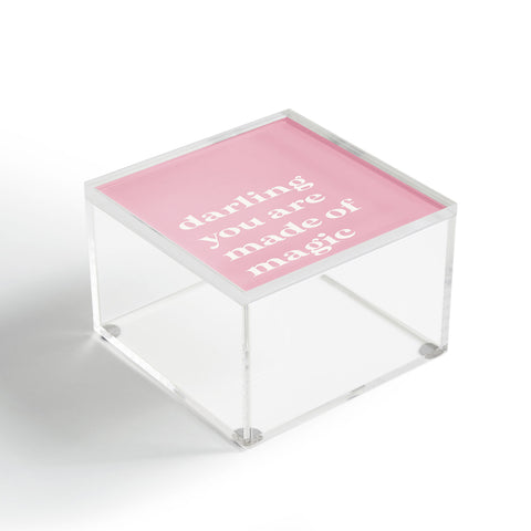 April Lane Art Pink Magic Acrylic Box