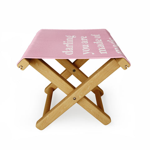 April Lane Art Pink Magic Folding Stool