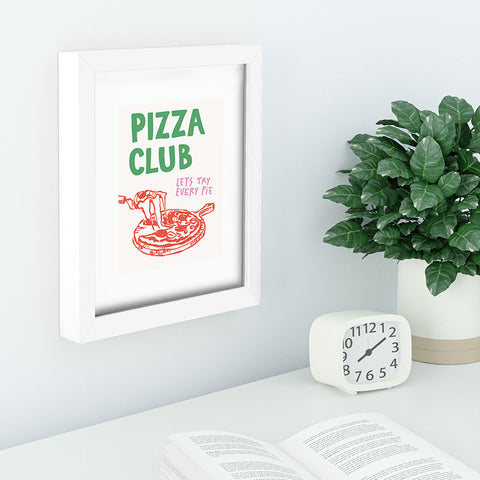 April Lane Art Pizza Club Recessed Framing Rectangle