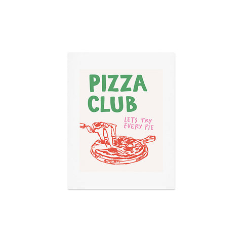 April Lane Art Pizza Club Art Print