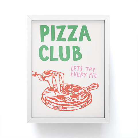 April Lane Art Pizza Club Framed Mini Art Print
