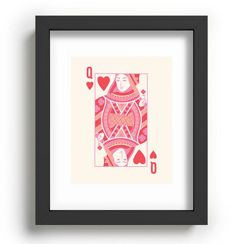 April Lane Art Queen of Hearts II Recessed Framing Rectangle