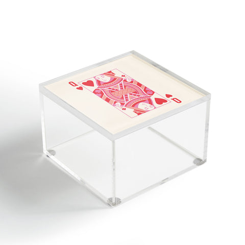 April Lane Art Queen of Hearts II Acrylic Box