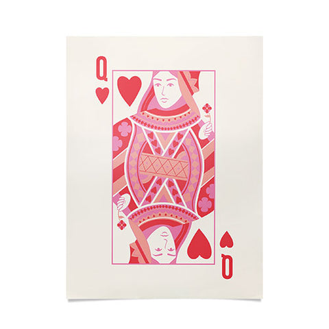 April Lane Art Queen of Hearts II Poster