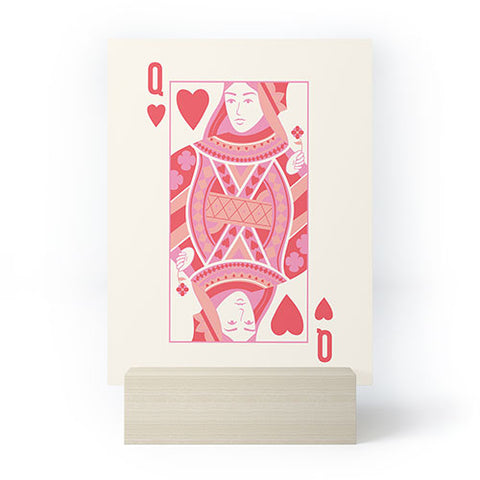 April Lane Art Queen of Hearts II Mini Art Print
