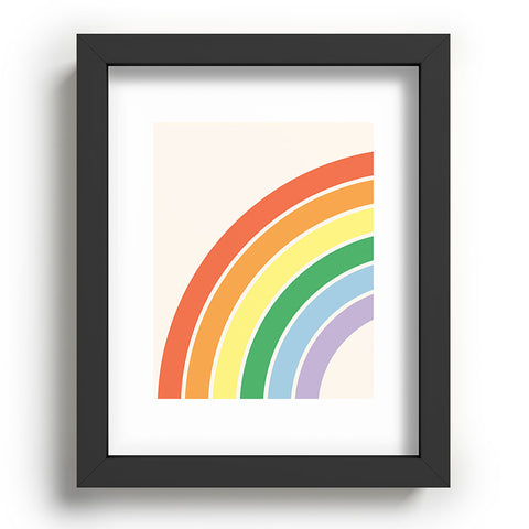 April Lane Art Rainbow III Recessed Framing Rectangle