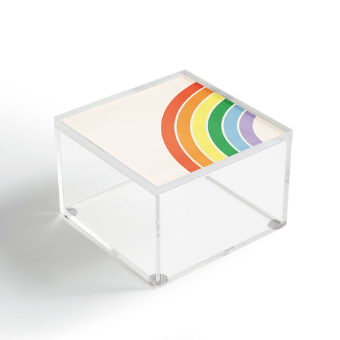 April Lane Art Rainbow III Acrylic Box
