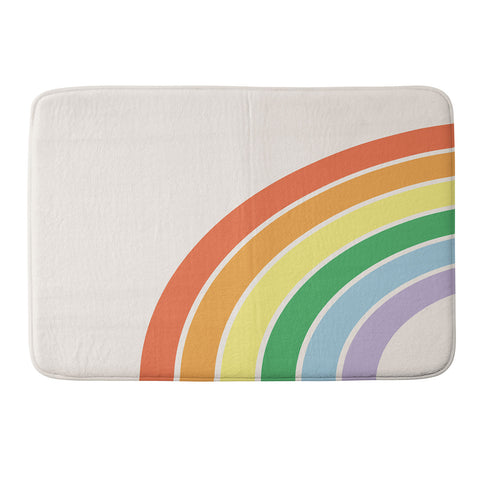 April Lane Art Rainbow III Memory Foam Bath Mat