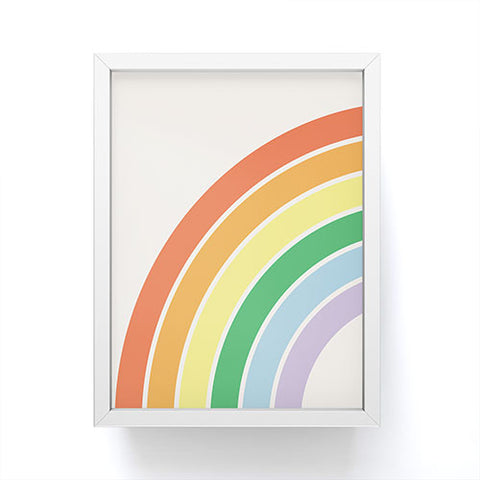 April Lane Art Rainbow III Framed Mini Art Print