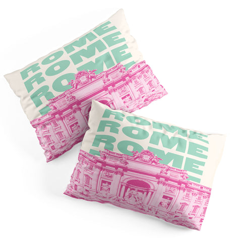 April Lane Art Rome Trevi Fountain Pillow Shams