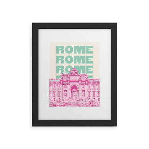 April Lane Art Rome Trevi Fountain Framed Art Print