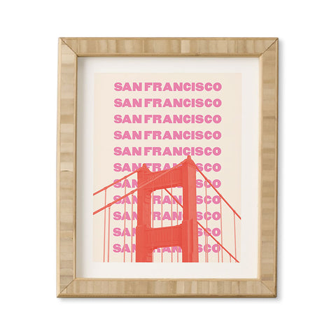 April Lane Art San Francisco Golden Gate Bridge Framed Wall Art