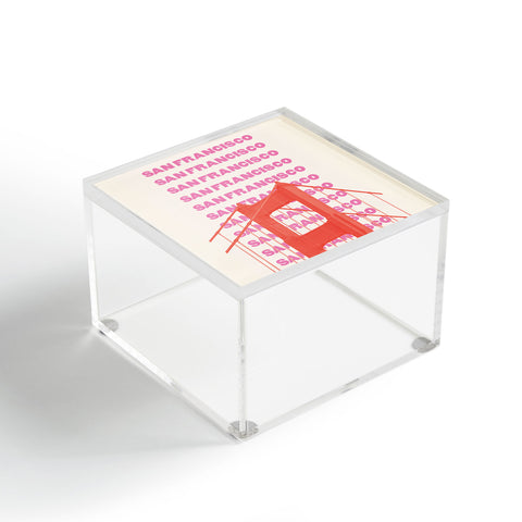 April Lane Art San Francisco Golden Gate Bridge Acrylic Box