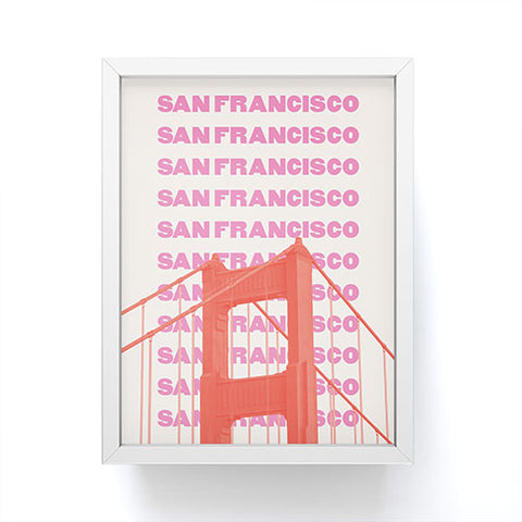 April Lane Art San Francisco Golden Gate Bridge Framed Mini Art Print