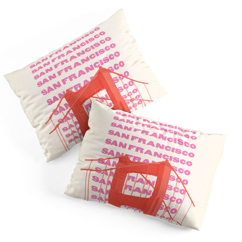 April Lane Art San Francisco Golden Gate Bridge Pillow Shams