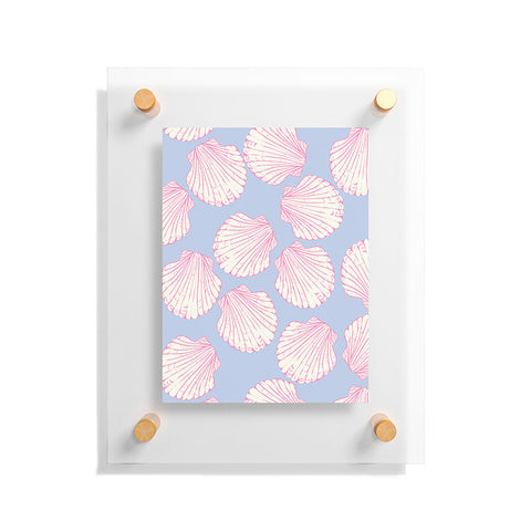 April Lane Art Seashell Pattern Floating Acrylic Print