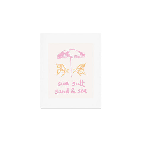 April Lane Art Sun Salt Sand Sea Art Print