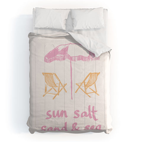 April Lane Art Sun Salt Sand Sea Comforter