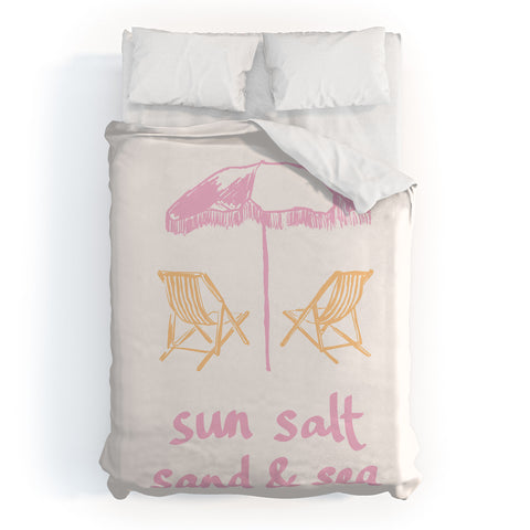 April Lane Art Sun Salt Sand Sea Duvet Cover