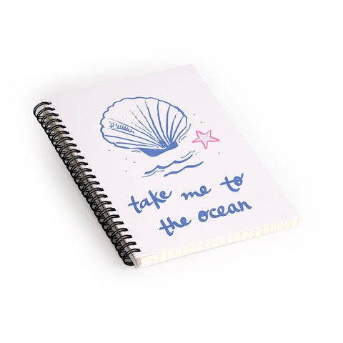 April Lane Art Take Me to the Ocean Spiral Notebook