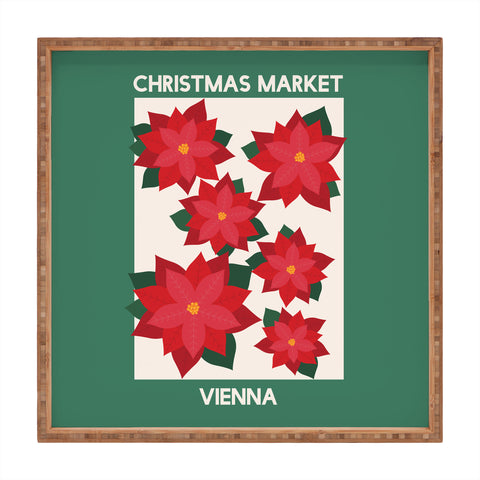 April Lane Art Vienna Christmas Market Square Tray