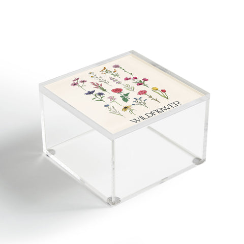 April Lane Art Wildflower I Acrylic Box