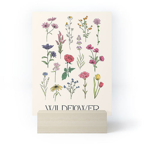 April Lane Art Wildflower I Mini Art Print
