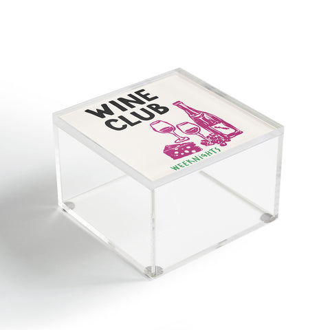 April Lane Art Wine Club Acrylic Box