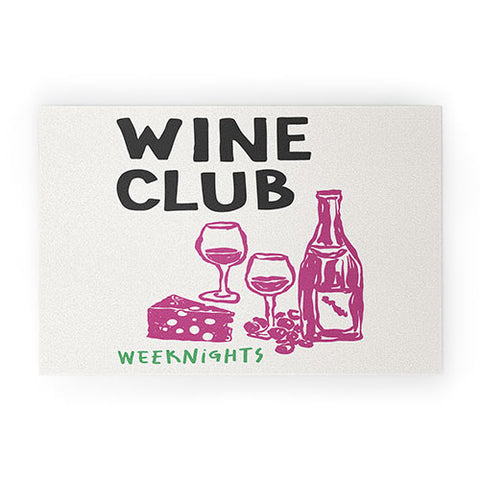 April Lane Art Wine Club Welcome Mat