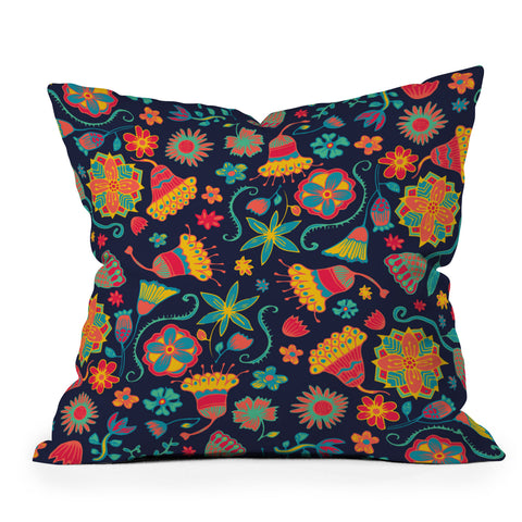 Arcturus Bloom 1 Outdoor Throw Pillow