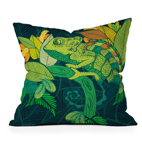 Arcturus Chameleon Outdoor Throw Pillow