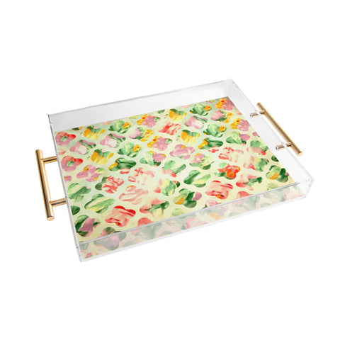 Arcturus Clover Round Acrylic Tray