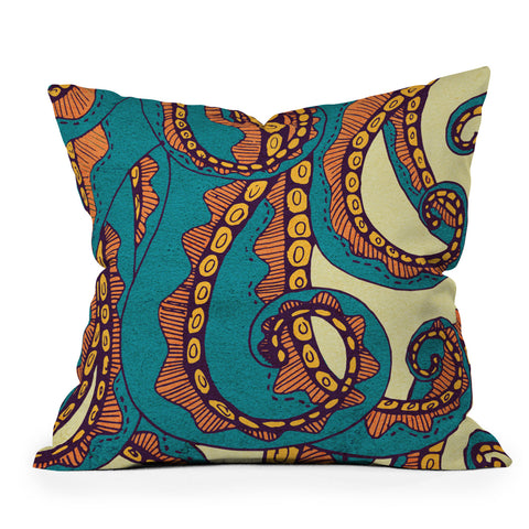 Arcturus Octopus Outdoor Throw Pillow