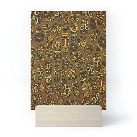 Arcturus Tiki Masks Mini Art Print