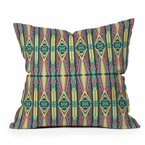 Arcturus Ziggurat Throw Pillow