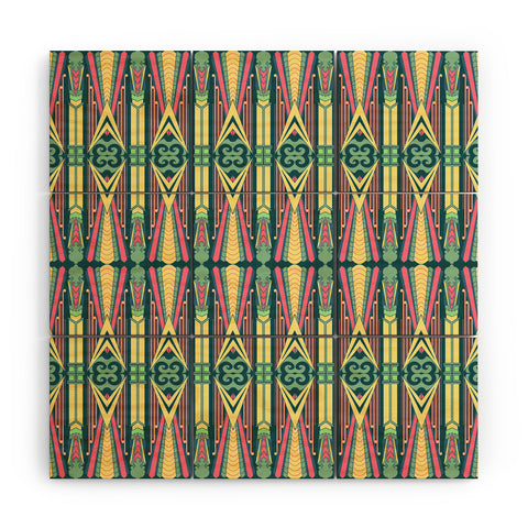 Arcturus Ziggurat Wood Wall Mural