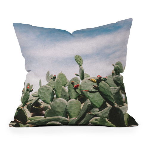 Arina Kogutova Desert flower 1 Outdoor Throw Pillow