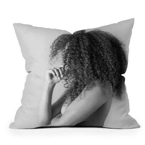 art by Taylor C. Intuition Outdoor Throw Pillow