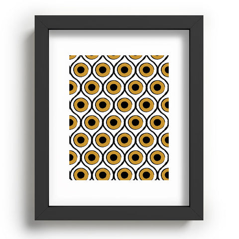 Art Heart Home and Fashion Vintage Bohemian Eyes Minimal Recessed Framing Rectangle