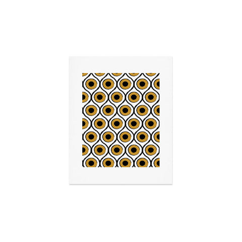 Art Heart Home and Fashion Vintage Bohemian Eyes Minimal Art Print