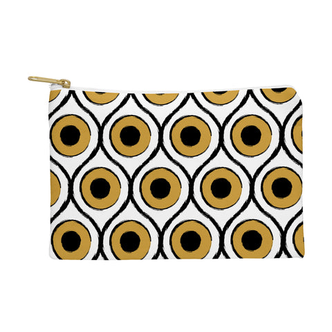 Art Heart Home and Fashion Vintage Bohemian Eyes Minimal Pouch