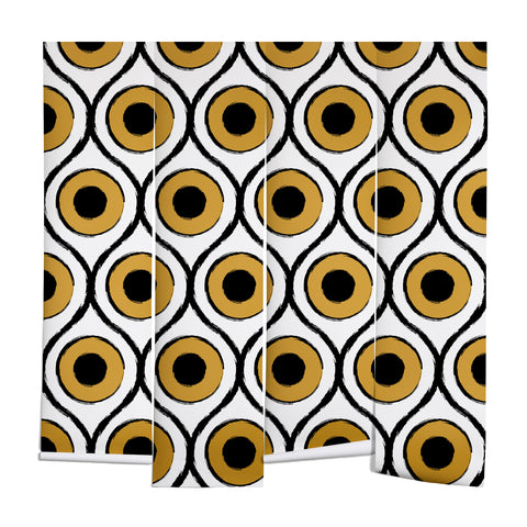 Art Heart Home and Fashion Vintage Bohemian Eyes Minimal Wall Mural