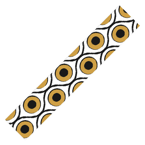 Art Heart Home and Fashion Vintage Bohemian Eyes Minimal Table Runner