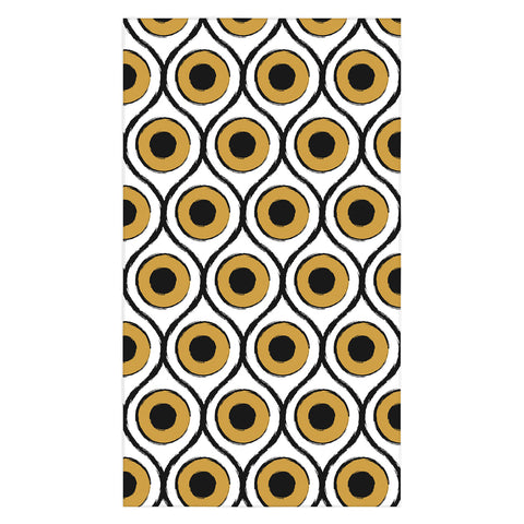 Art Heart Home and Fashion Vintage Bohemian Eyes Minimal Tablecloth
