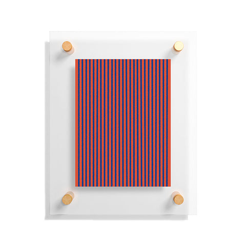 Art Heart Home and Fashion Watercolor Stripes Vibrant Floating Acrylic Print