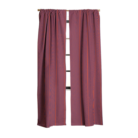 Art Heart Home and Fashion Watercolor Stripes Vibrant Blackout Window Curtain