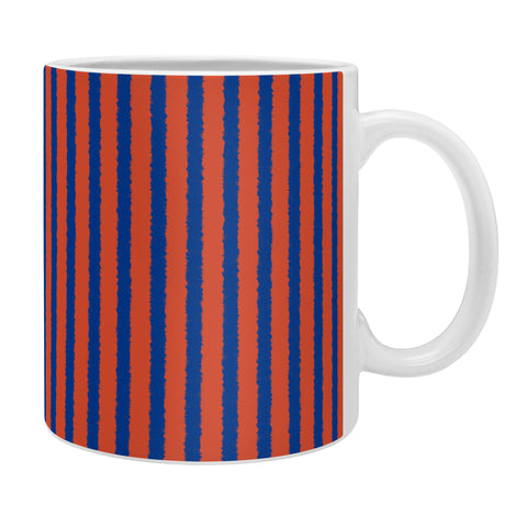 Art Heart Home and Fashion Watercolor Stripes Vibrant Coffee Mug
