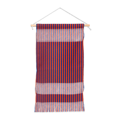 Art Heart Home and Fashion Watercolor Stripes Vibrant Wall Hanging Portrait